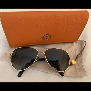 Tory Burch Aviator Sunglasses